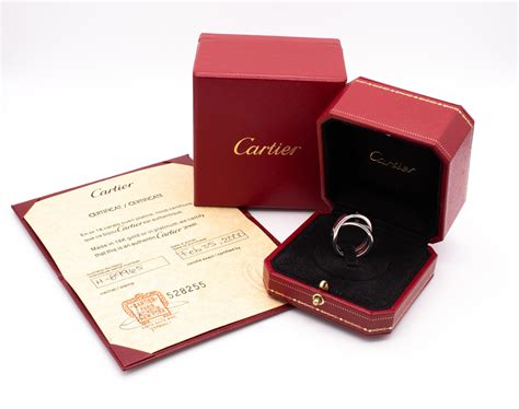 Cartier Paris Modern Nouvelle Bague Twisted Ring In Solid 18Kt 